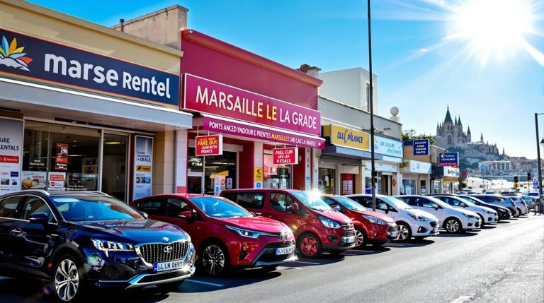 offres de location de voitures à Marseille