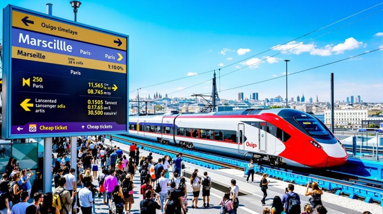 billets pas chers Marseille à Paris