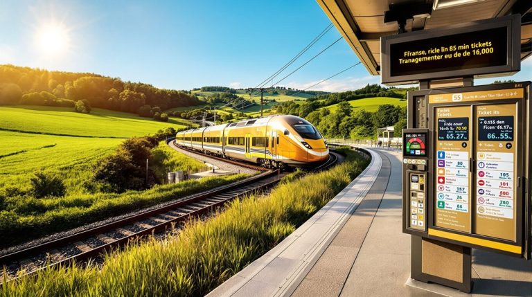 détails de voyage en train France