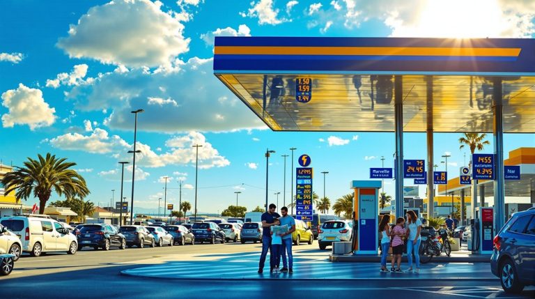 prix des carburants et stations