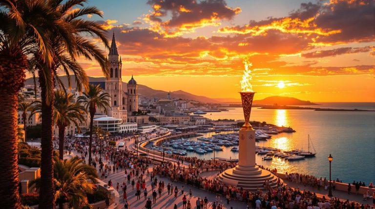 itinéraire de la flamme olympique Marseille