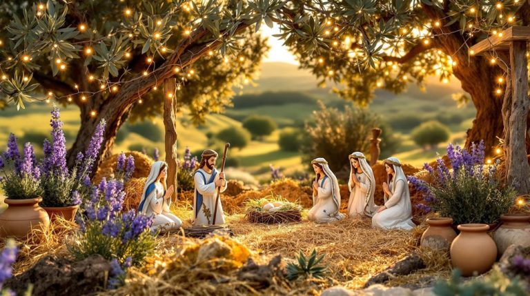 traditions éprouvées de crèche de Noël