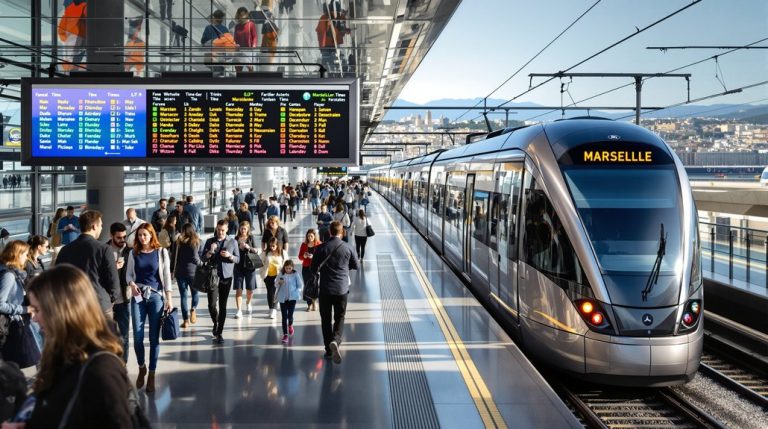 options de transport de Toulon à Marseille