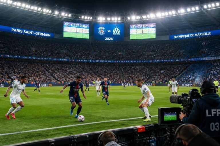 découvrez sur quelle chaîne sera diffusé le match psg vs marseille en 2026 et ne manquez rien de cette rencontre emblématique du football français.